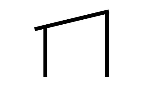 Abris monopente